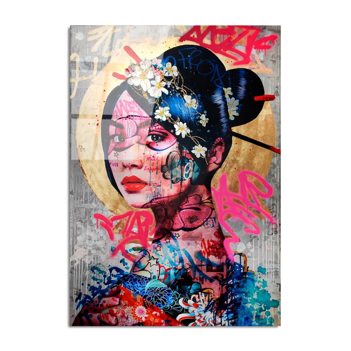 Wallity UV-726 Cuadro Decorativo de Vidrio Templado Multicolor 70 x 100 cm Wallity UV-726 Cuadro Decorativo de Vidrio Templado Multicolor 70 x 100 cm